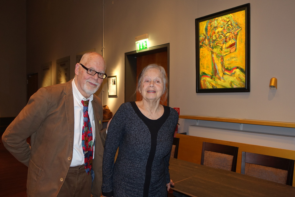 Auch ein Porträt seiner Frau Ina Gille präsentiert der Künstler im Varieté.