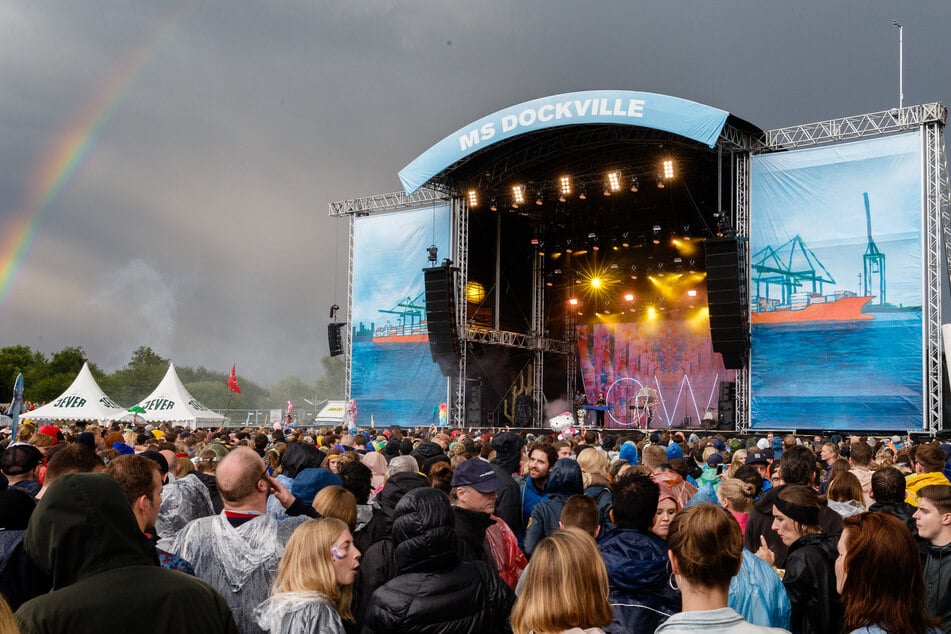 Trotz Regenwetter war die Stimmung beim diesjährigen "MS Dockville" ausgelassen.