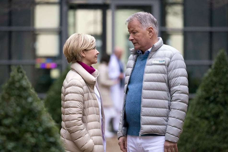 Kriselt es jetzt zwischen Kathrin Globisch (Andrea Kathrin Loewig, 58) und Roland Heilmann (Thomas Rühmann, 70)?