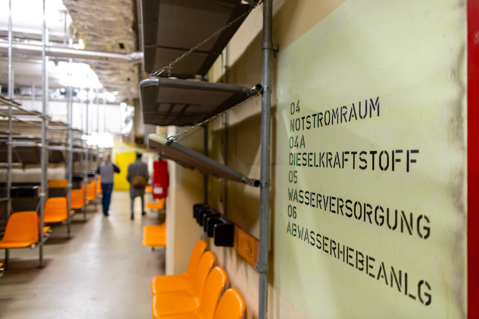 In Bayern gibt es 150 Schutzräume, wie hier der Bunker unter dem Nürnberger Hauptbahnhof.