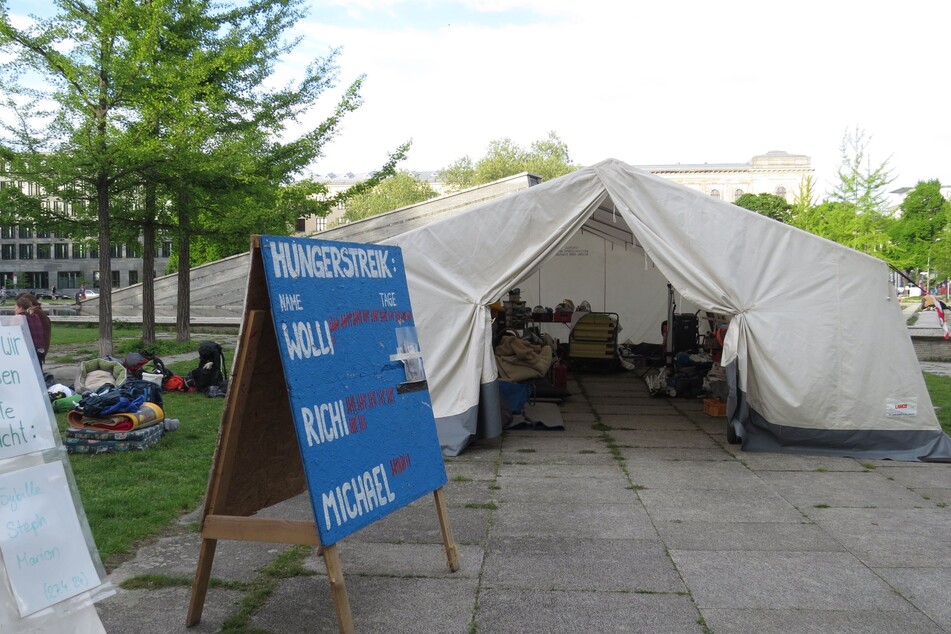 Das neue Camp befindet sich im Berliner Invalidenpark.