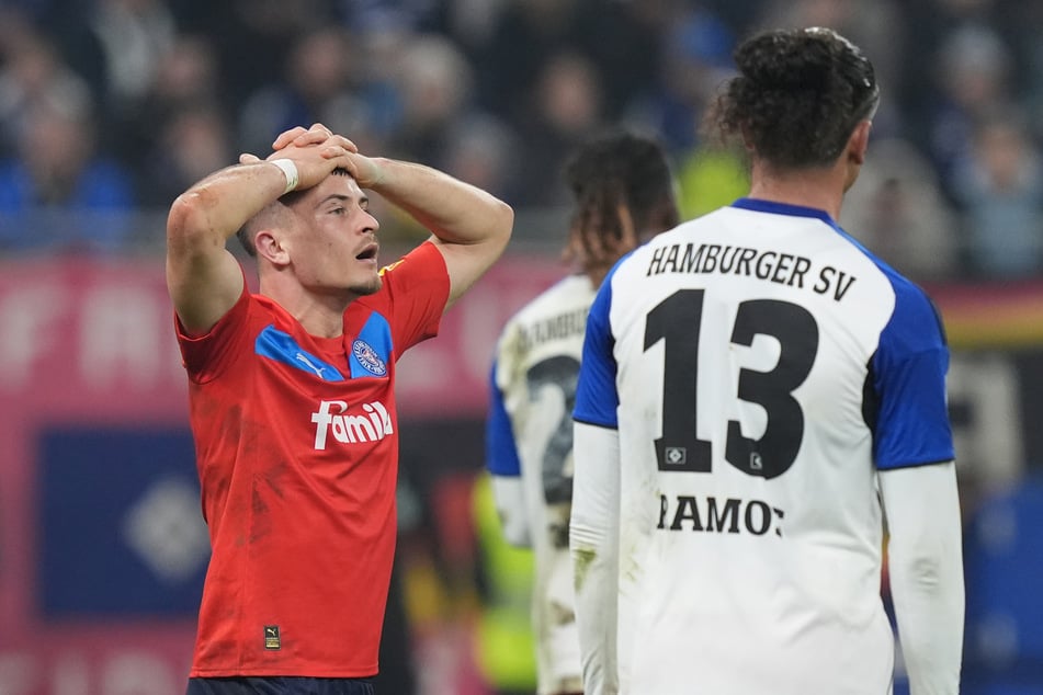 Adrian Kapralik (l.) hatte das 1:0 für die Störche in der 43. Minute auf dem Fuß.