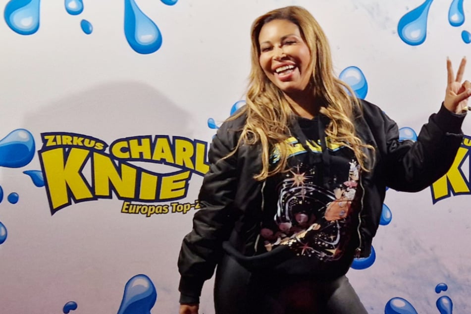 Reality-TV-Sternchen Patricia Blanco (53) bei der Premiere von Zirkus Charles Knie.
