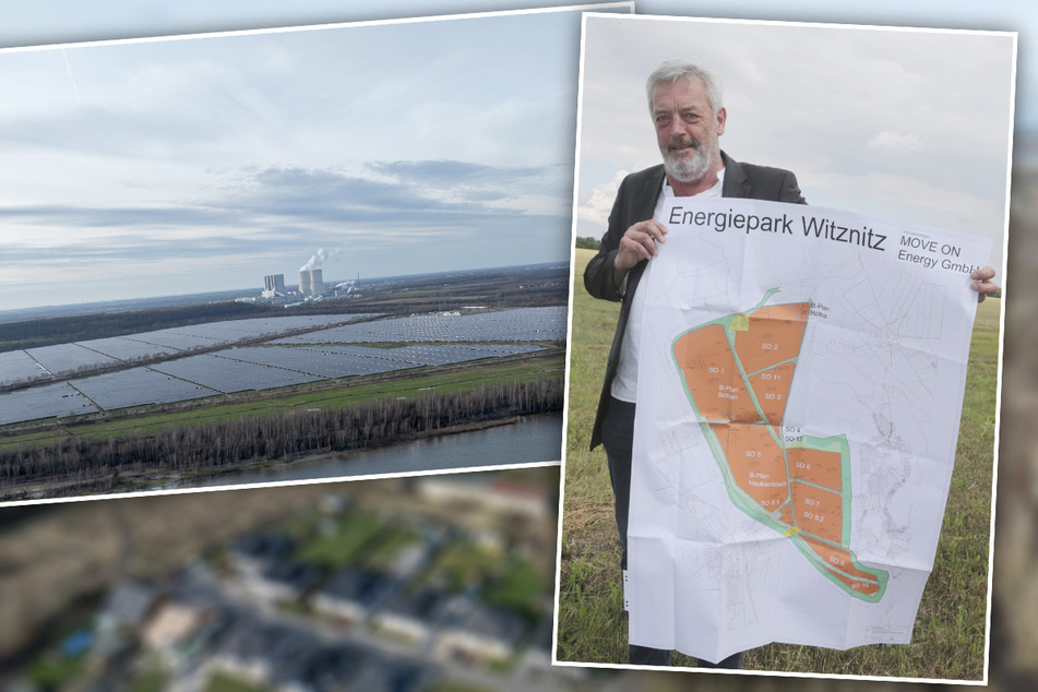 "Sonnenkönig" Wolfgang Pielmaier (60) hat schon den gigantischen Energiepark Witznitz errichtet. Jetzt will er im benachbarten Kleinzössen einen weiteren Solarpark bauen und nebenan im "Green Power Park" Wasserstoff produzieren.