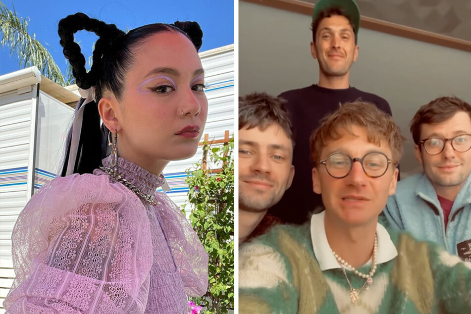 Japanese Breakfast (l.) and Glass Animals (r.) will perform on Sunday during Governors Ball.