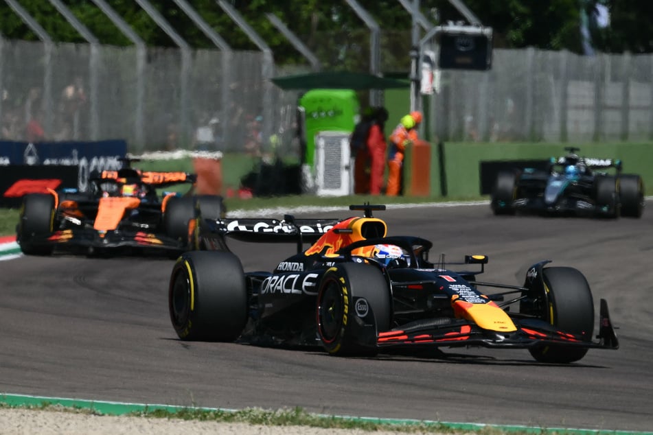 Max Verstappen führte das Rennen von der ersten Kurve an an.