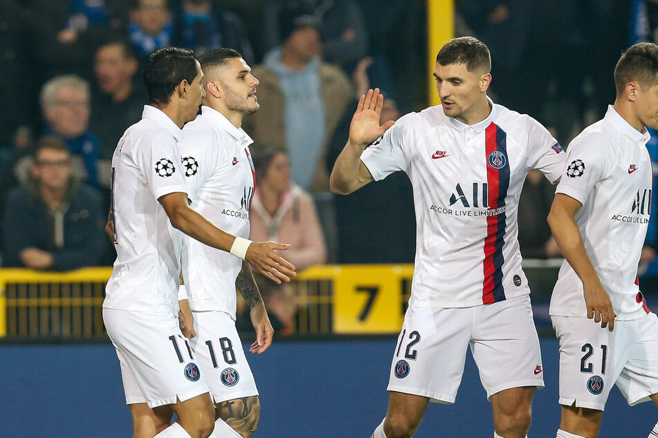 Thomas Meunier (28, 2.v.r.) spielte vier Jahre bei Paris Saint-Germain. Sein Abschied aus der Stadt der Liebe ist wenig geräuschlos.