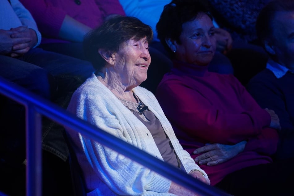 Mit 96 Jahren älteste Studio-Zuschauerin ever: Petra Ganterts Mutter.