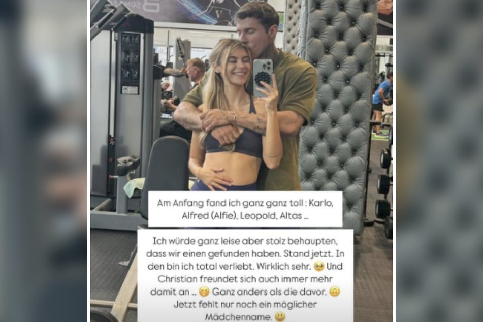 In ihrer Instagram-Story hat Romina (25) am Sonntag verraten, dass sie schon einen Jungennamen ins Auge gefasst hat.