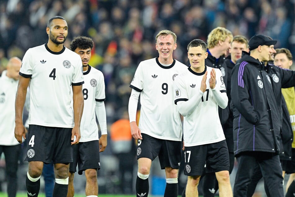 Das deutsche Team zeigte sich zufrieden nach dem Sieg in der WM-Qualifikation gegen Luxemburg.