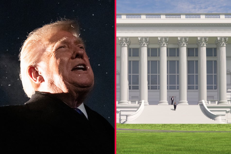 President Donald Trump boasted and fawned over his pet ballroom project in a post that offered a new look at the building.