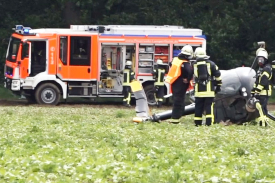 Hubschrauber-Notlandung in Lampertheim hat heftige Konsequenzen
