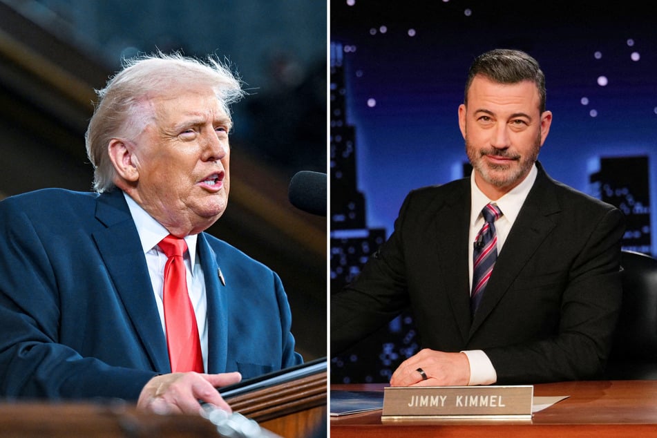 Jimmy Kimmel (r.) asked Donald Trump to let him host the White House Correspondents' Dinner after the president agreed to attend for the first time.