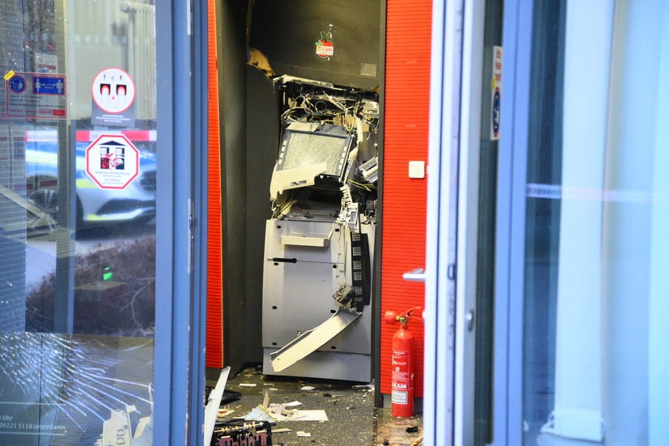 2022 wurde unter anderem ein Automat in Heidelberg gesprengt.