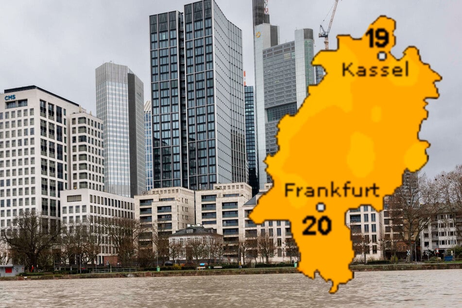 Der Deutsche Wetterdienst (DWD) sagt für den Donnerstag in Hessen 20 bis 22 Grad in der Spitze voraus, der Dienst Wetteronline.de (Grafik) nur 19 bis 20 Grad. Dazu werden Schauer und Gewitter erwartet.