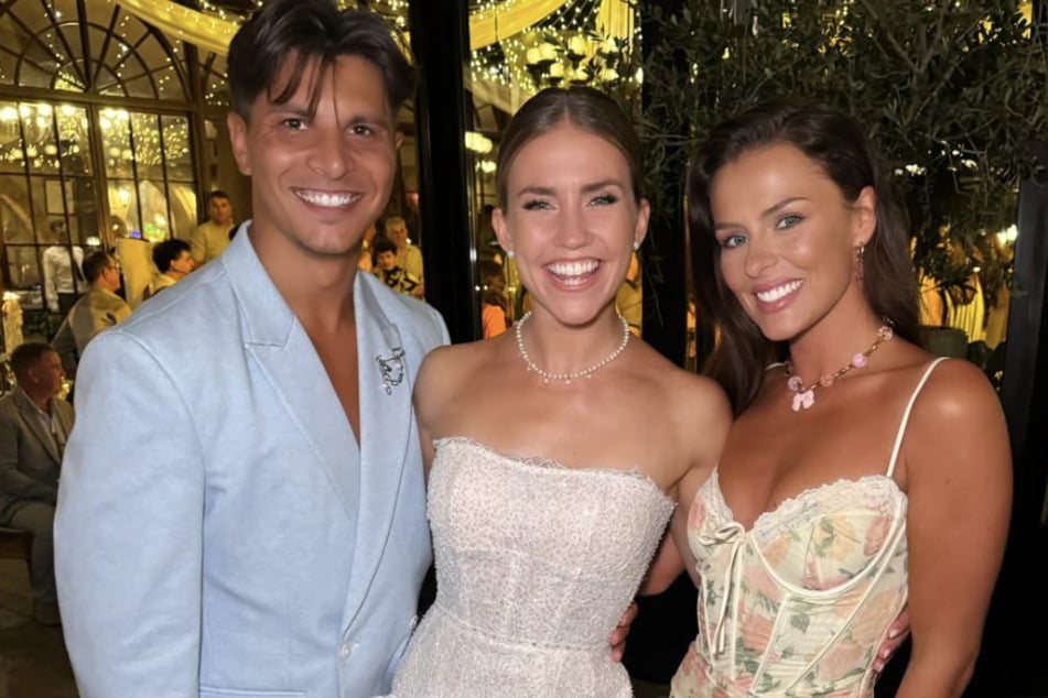 Auch Alexandru (32, l.) und Patricija Ionel (31, r.) waren bei der Hochzeit dabei.