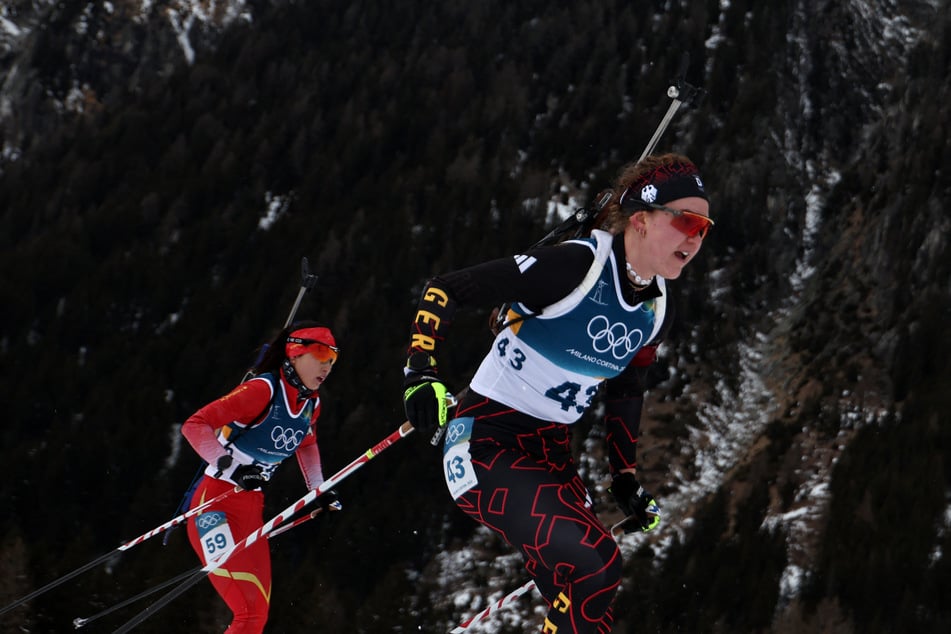 Die Olympischen Winterspiele in Antholz liefen für Selina Grotian (r.) nicht nach Plan.