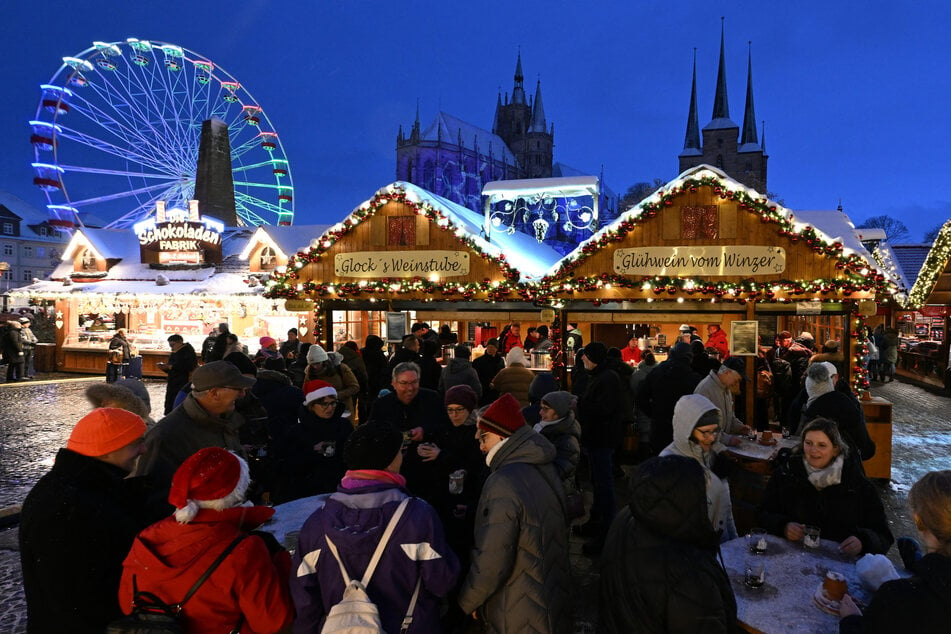 Erfurter Weihnachtsmarkt erreicht eine Million Besucher