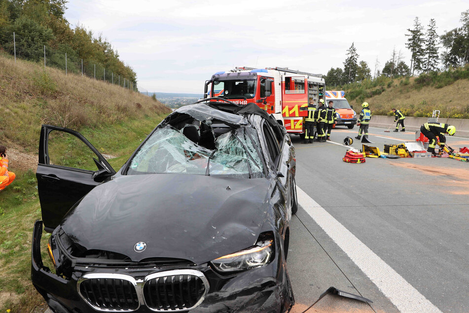 Schlimmer Unfall Auf Der A9 Vw Und Bmw Kollidieren Mindestens Ein Schwerverletzter Tag24