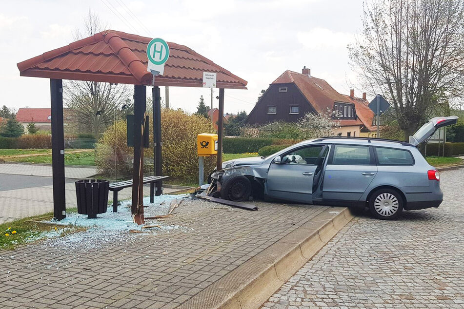 An der Haltestelle "Niederschenke" entstand enormer Schaden.