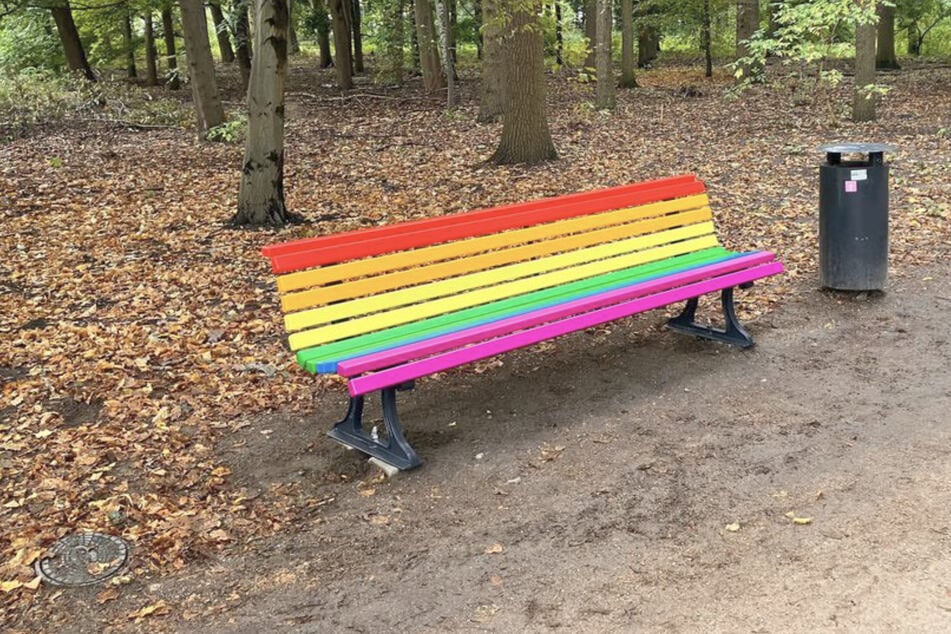 CSD-Terror-Regenbogenbank mehrfach beschädigt: Steckt 18-Jähriger dahinter?