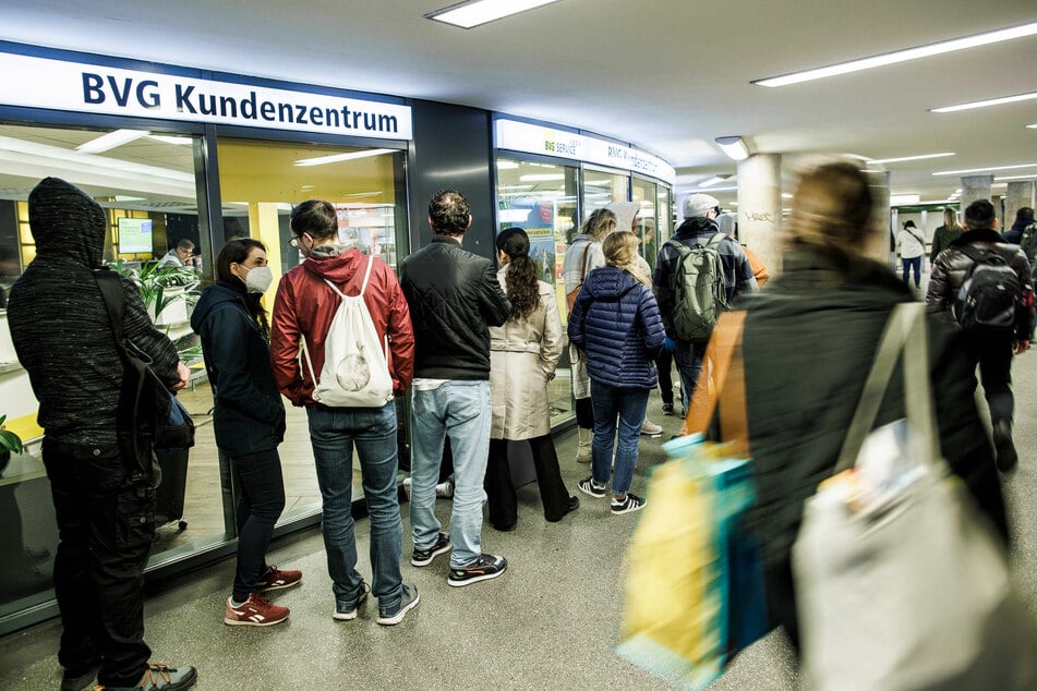 In den Berliner Verkehrsbetrieben (BVG) kam es aufgrund des GDL-Streiks zu einem erhöhten Fahrgastaufkommen.