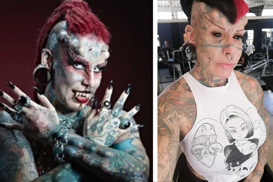Maria José Cristerna's followers love her extreme look, and they've even dubbed her the "Vampire Woman."