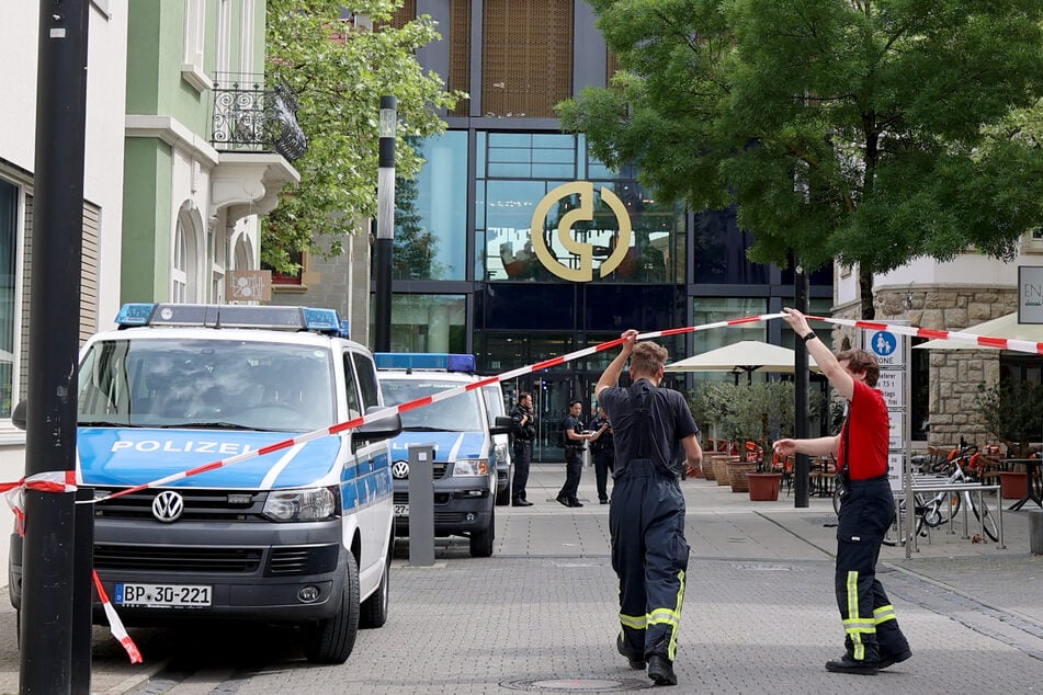 Teile der SIngener Innenstadt musste evakuiert werden.