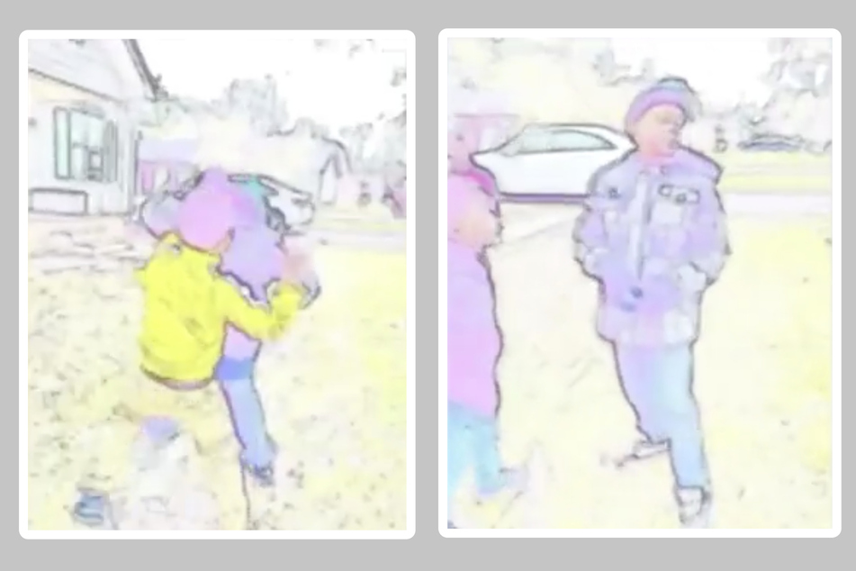 Screenshots von dem Video, was zur Verhaftung von elf Kindern führte.