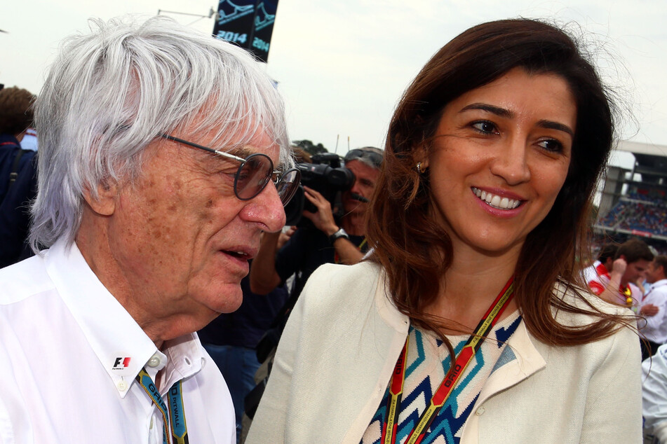 Bernie Ecclestone (89) mit seiner Frau Fabiana. (Archivbild)