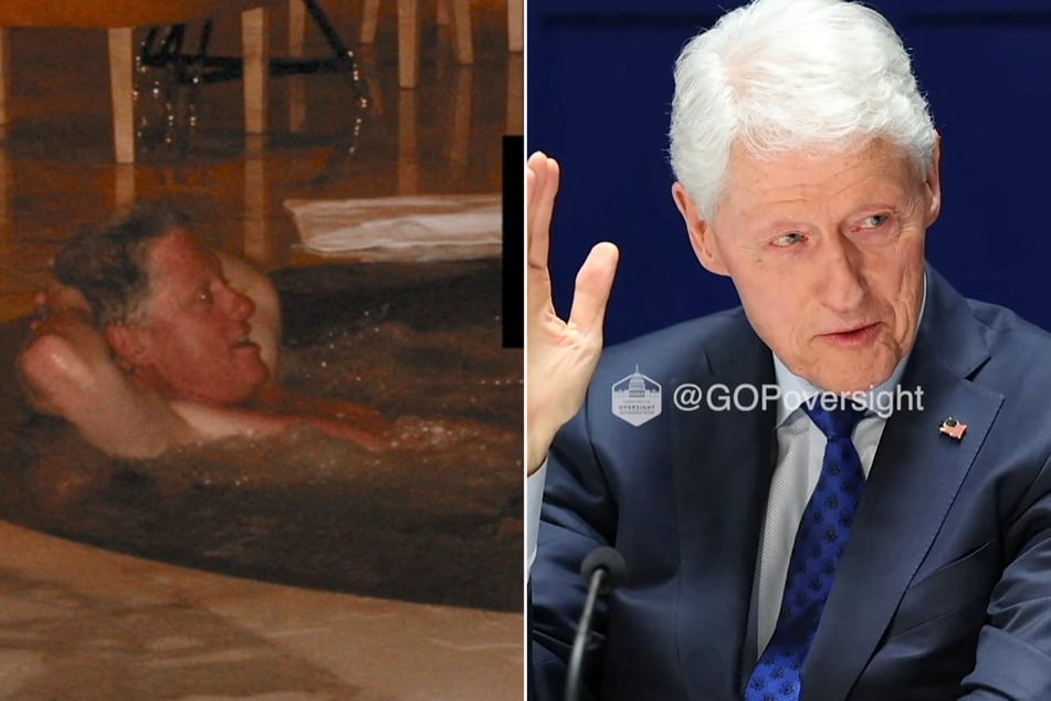 Bill Clinton offers explanation for hot tub and pool photos from Epstein files