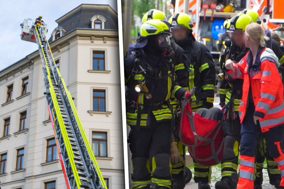 Leipzig: Eigene Wohnung angezündet? Betreutes Wohnen in Leipzig evakuiert, fünf Verletzte