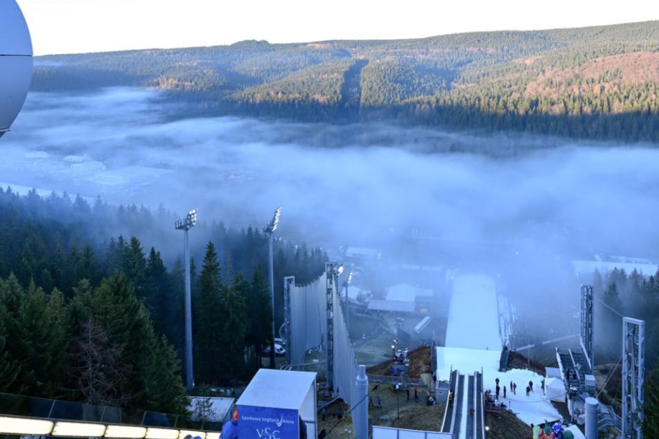 Diese Schanze im Vogtland trägt jetzt den Namen einer DDR-Ikone