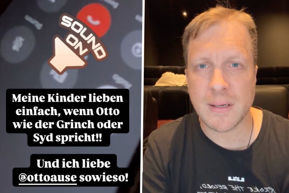 Während eines Gesprächs zwischen Oliver Pocher (46) und Otto Waalkes (76) durften sich Ollis Kids über Sid und den Grinch freuen.