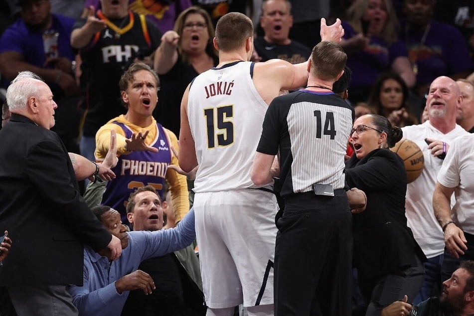Will Nikola Jokić play in Game 5 of the Phoenix-Denver Playoff series after courtside drama?