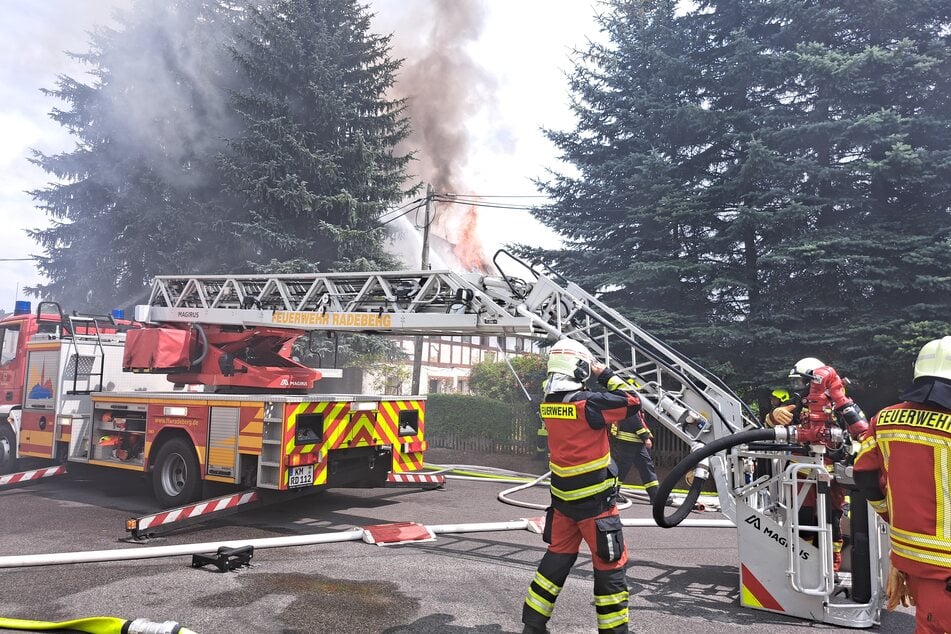 Glücklicherweise wurde bei dem Feuer niemand verletzt.