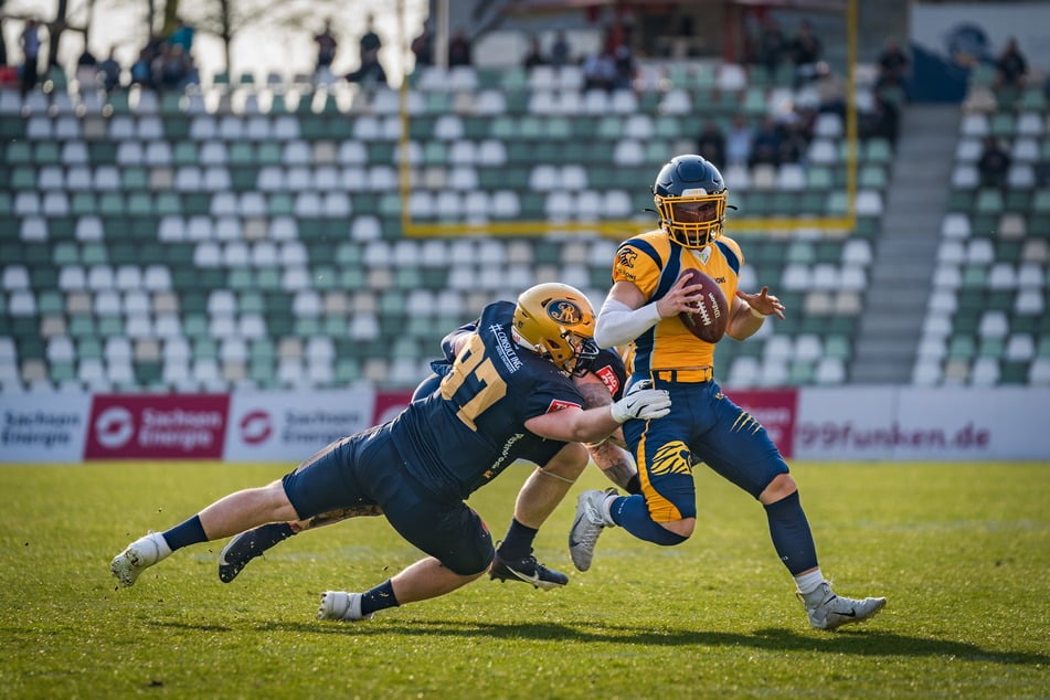 Traditionen müssen gepflegt werden: In der Vorbereitung wird der Sachsen Bowl zwischen Dresden und Leipzig ausgespielt.