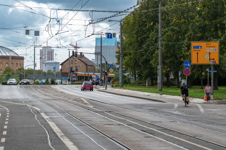 Von der Eutritzscher Straße bzw. der Delitzscher Straße kommt man ab Juli 2027 nicht mehr auf die Georg-Schumann-Straße.