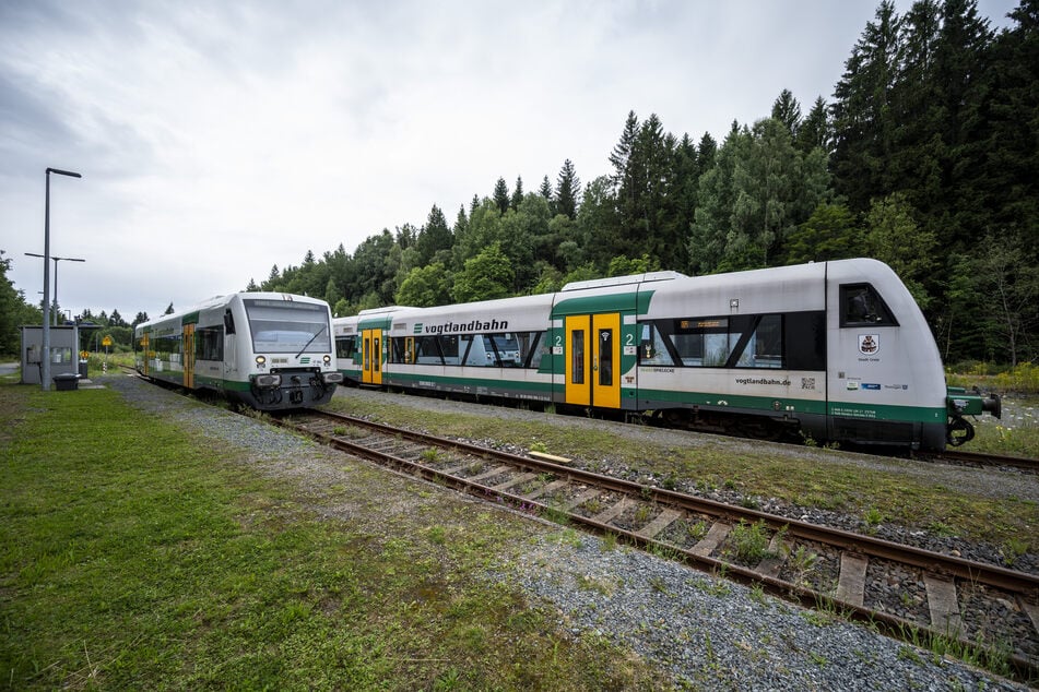 Im kleinen Bahnhof Zwotental (Vogtland) war im Sommer wochenlang ein Bahnsteig gesperrt.
