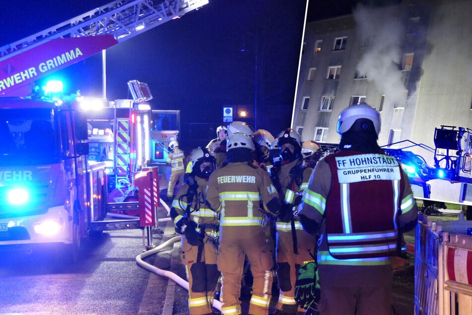 Mehrere Verletzte nach nächtlichem Kellerbrand: Familien in Turnhalle untergebracht