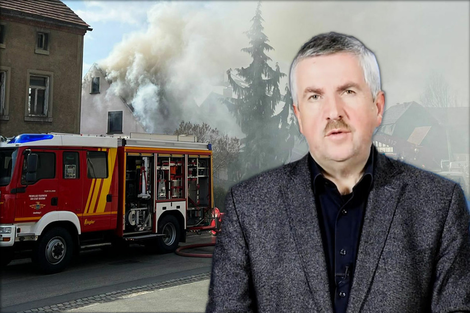 Chemnitz: Haus von Feuerwehrmann abgebrannt: Bürgermeister sammelt Spenden