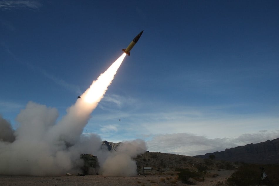 The US Army conducts live fire tests of the Army Tactical Missile System (ATACMS) at the White Sands Missile Range in New Mexico.