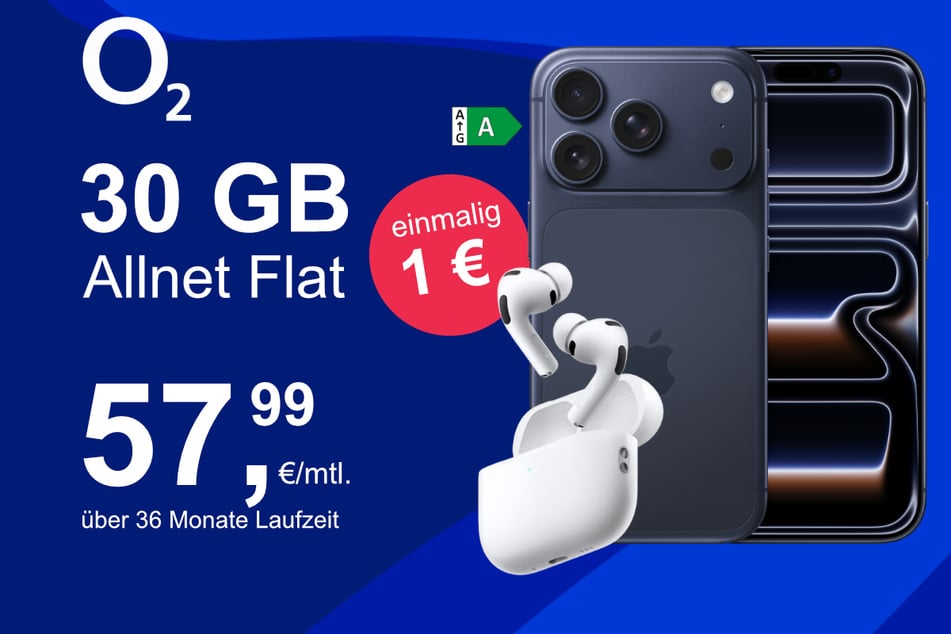 Bei o2 gibt's das iPhone 17 Pro jetzt mit Watch Ultra 3 im Bundle exklusiv für nur 1 Euro.