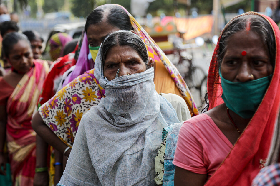 In Indien sind über 4 Millionen Menschen mit dem Coronavirus infiziert.