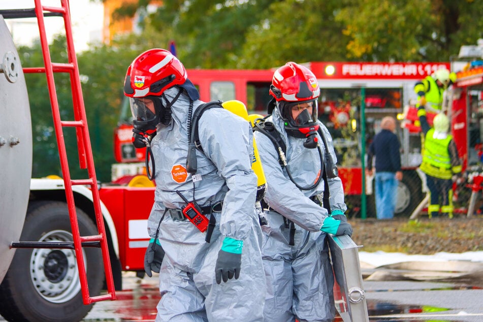 Grundlage für diese Übung war die Erprobung des externen Notfallplanes der Stadt Schwarzheide.