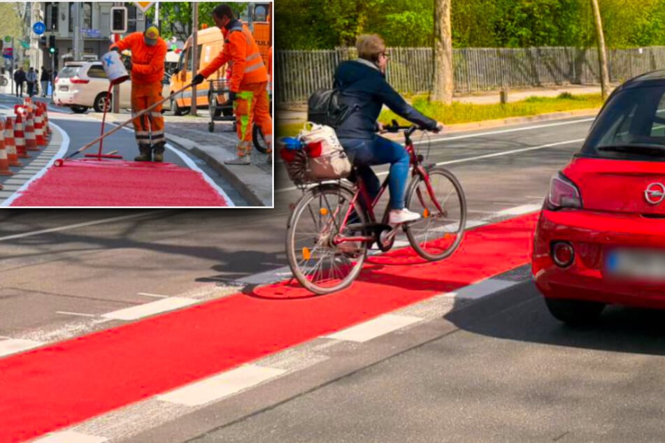 Leipzig: Mehr Rot für Leipzig: Hier sind unsere Straßen für Radfahrer ab sofort sicherer