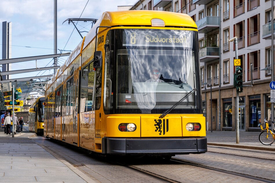 Die Straßenbahnlinie 8 soll nur noch zwischen Hellerau und Postplatz fahren und nicht mehr in Südvorstadt.