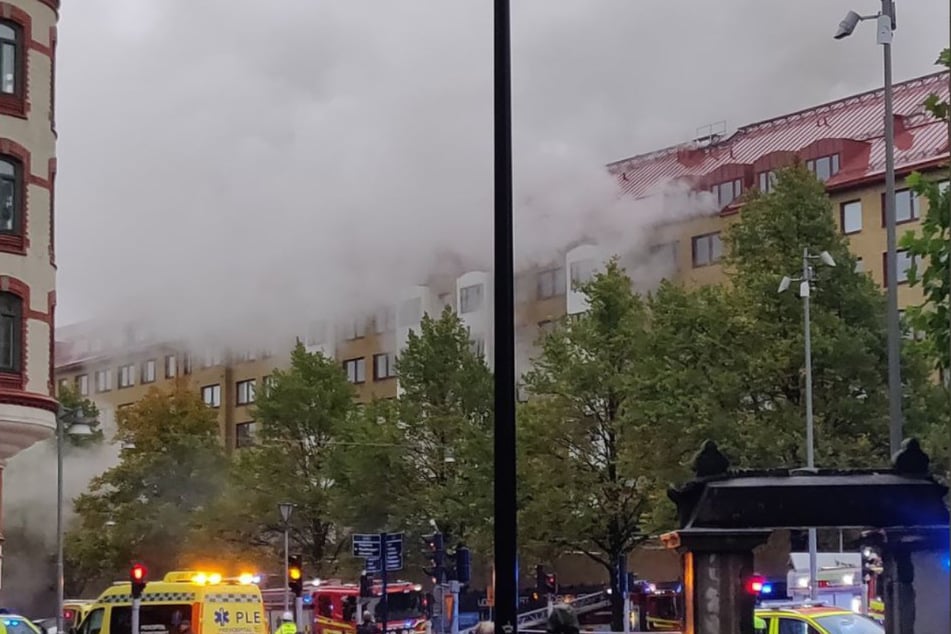 In einem Mehrfamilienhaus in Göteborg explodierte es am frühen Dienstagmorgen.