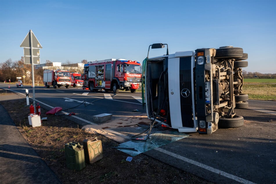 Am heutigen Dienstag ereignete sich ein Verkehrsunfall auf der Bundesstraße B2.