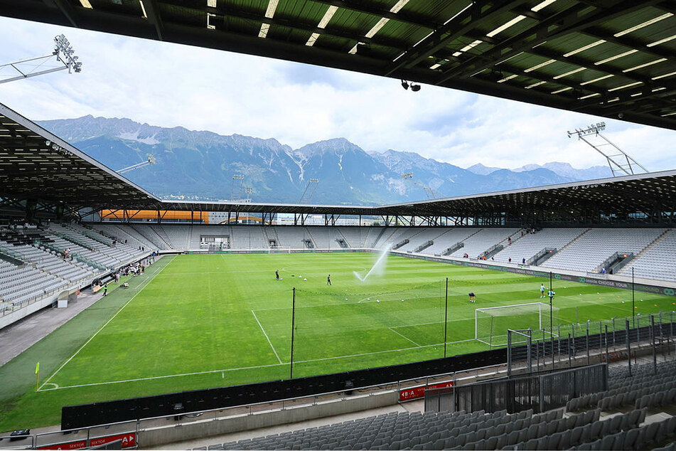 Das Innsbrucker Tivolistadion. Hier steigt heute das Blitzturnier mit RB Leipzig, Werder Bremen und Ipswich Town.